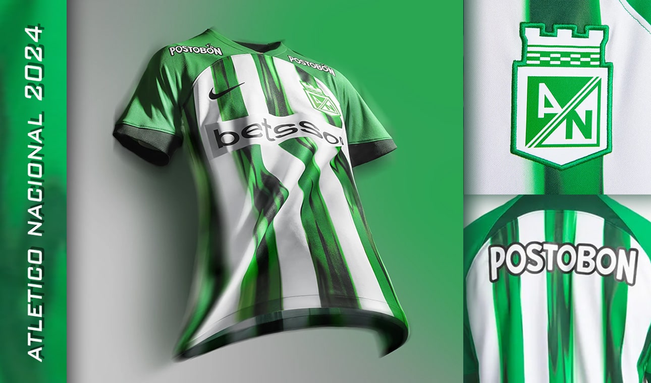 Detalles de la camiseta Nike Atletico Nacional 2024