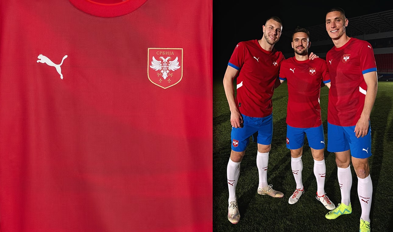 Detalles de la camiseta Puma Serbia 2024