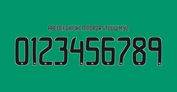 Schriftart Atletico Nacional Trikot 2025 Namen Buchstaben Nummern Rueckennummern Preview 00 4783