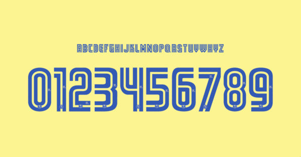 Schriftart Club America Trikot 2022 2023 Namen Buchstaben Nummern Rueckennummern Preview 00 4358