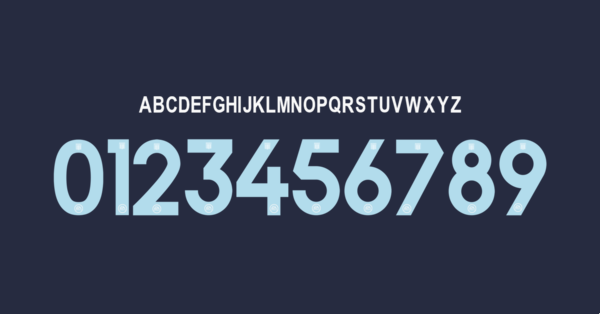 Schriftart Racing Club Trikot 2021 II Namen Buchstaben Nummern Rueckennummern Preview 01 4037