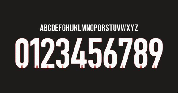 Schriftart River Plate Trikot 2025 2026 II Namen Buchstaben Nummern Rueckennummern Preview 03 4933