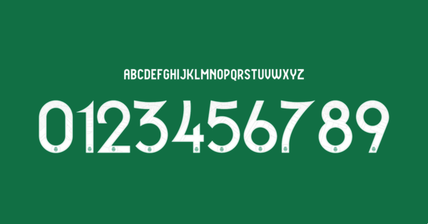 Schriftart Sporting Clube Trikot 2023 2024 Cup Namen Buchstaben Nummern Rueckennummern Preview 00 4536
