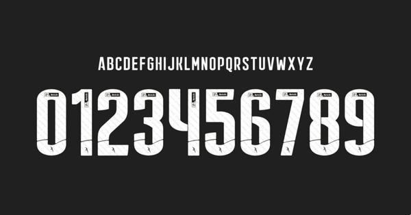 Schriftart Sporting Clube Trikot 2024 2025 Namen Buchstaben Nummern Rueckennummern Preview 00 4706