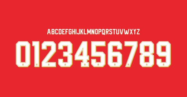 Schriftart Toluca Fc Trikot 2025 2026 Namen Buchstaben Nummern Rueckennummern Preview 03 4869