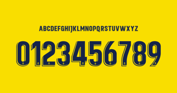 Schriftart Villarreal Cf Trikot 2021 2022 Namen Buchstaben Nummern Rueckennummern Preview 00 4345