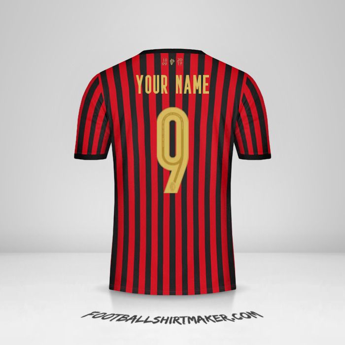 Make Ac Milan 120th Custom Jersey With Your Name