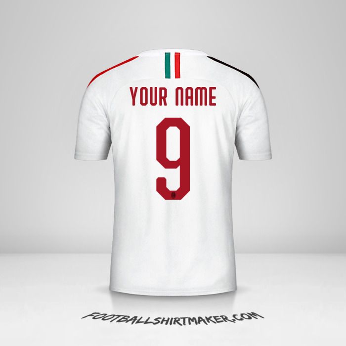 AC Milan 2019/20 II jersey number 9 your name
