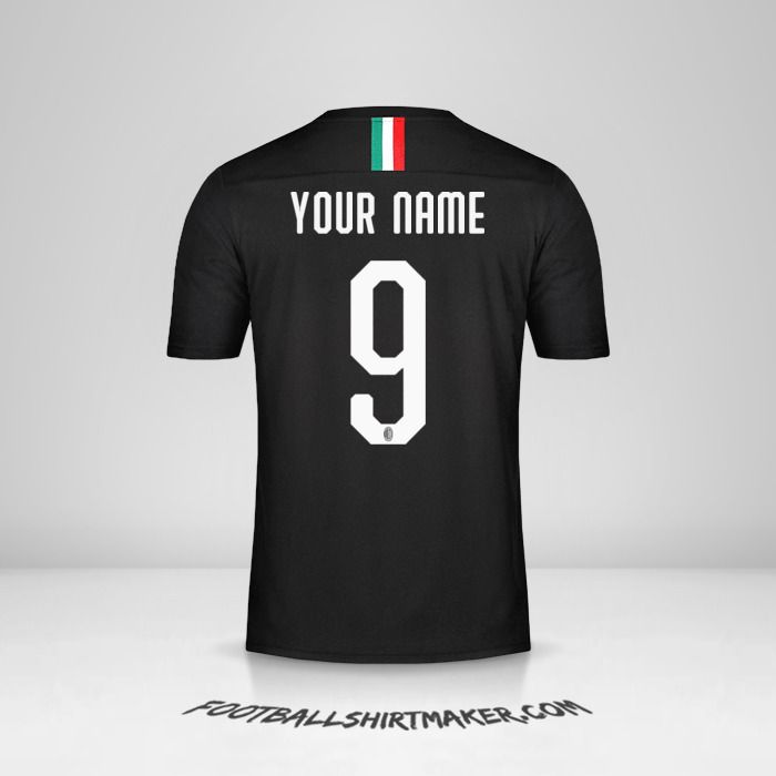 AC Milan 2019/20 III jersey number 9 your name