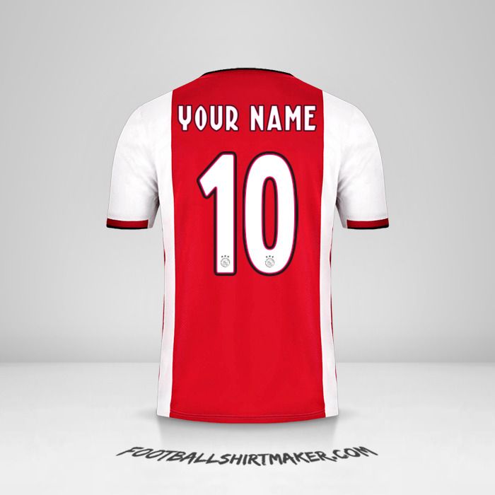 Make Afc Ajax 2019 20 Custom Jersey With Your Name