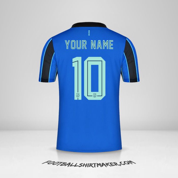 AFC Ajax 2021/2022 II jersey number 10 your name