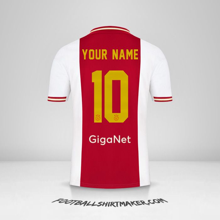 AFC Ajax 2022/2023 jersey number 10 your name
