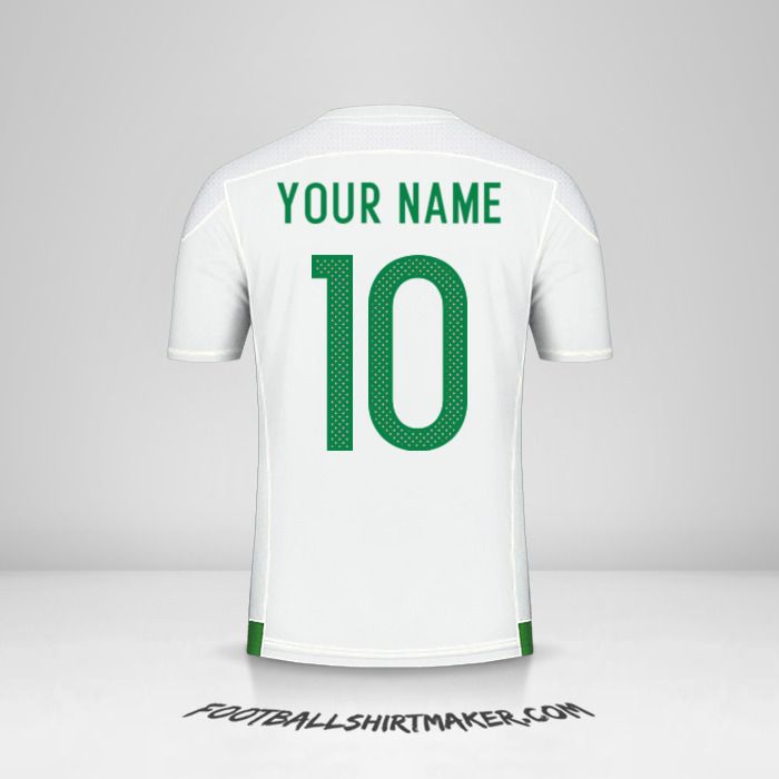 Algeria 2016/17 jersey number 10 your name