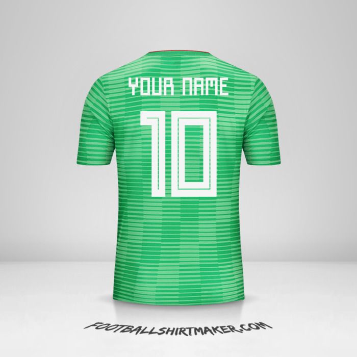 Algeria 2018 II jersey number 10 your name