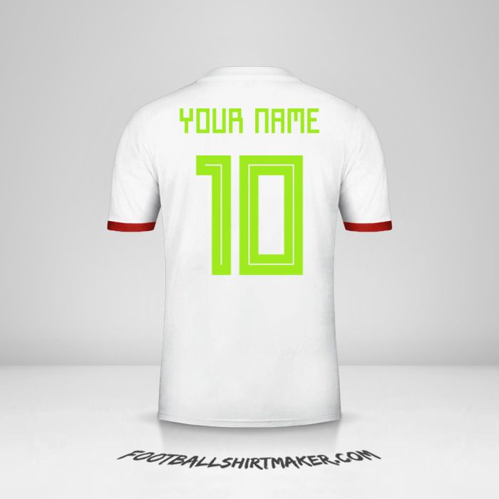 Algeria 2018 jersey number 10 your name