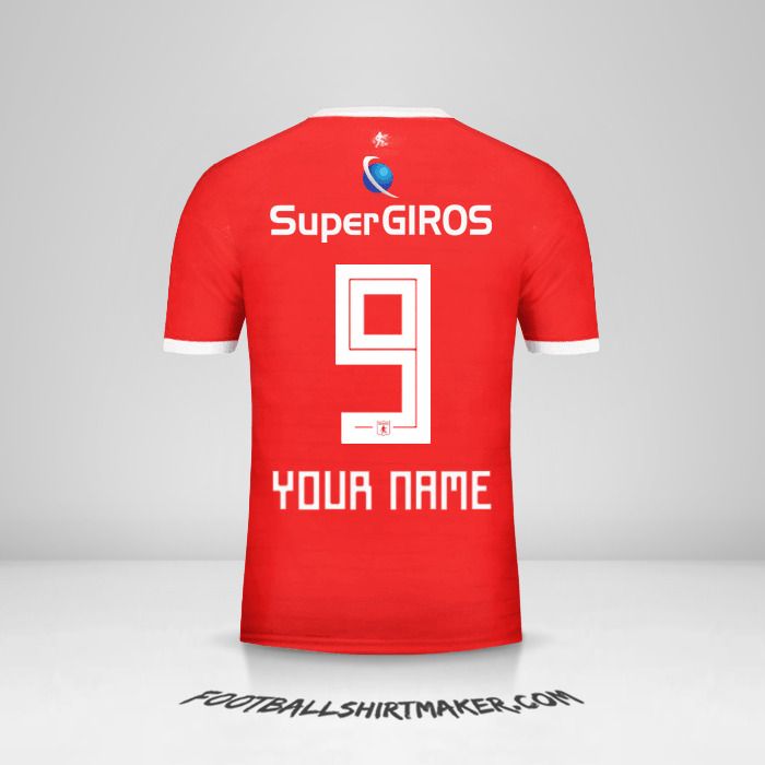 America de Cali 2018 jersey number 9 your name