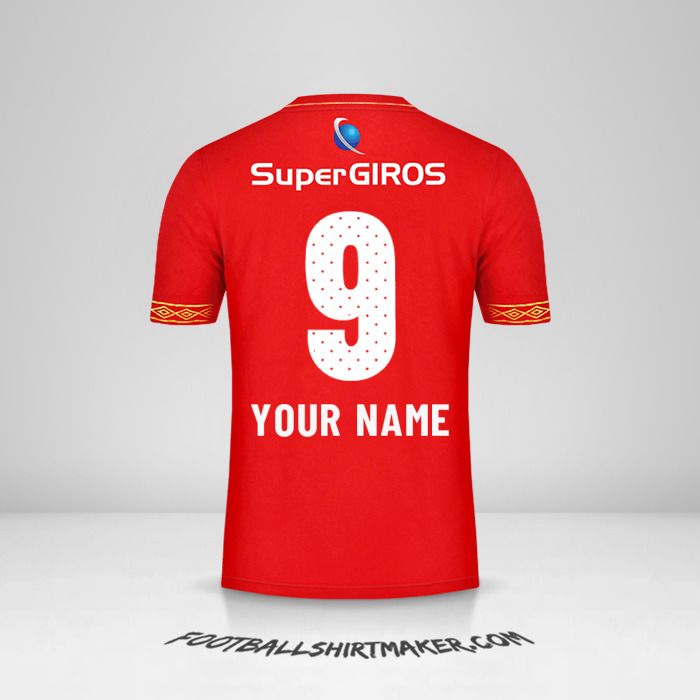 America de Cali 2019 jersey number 9 your name