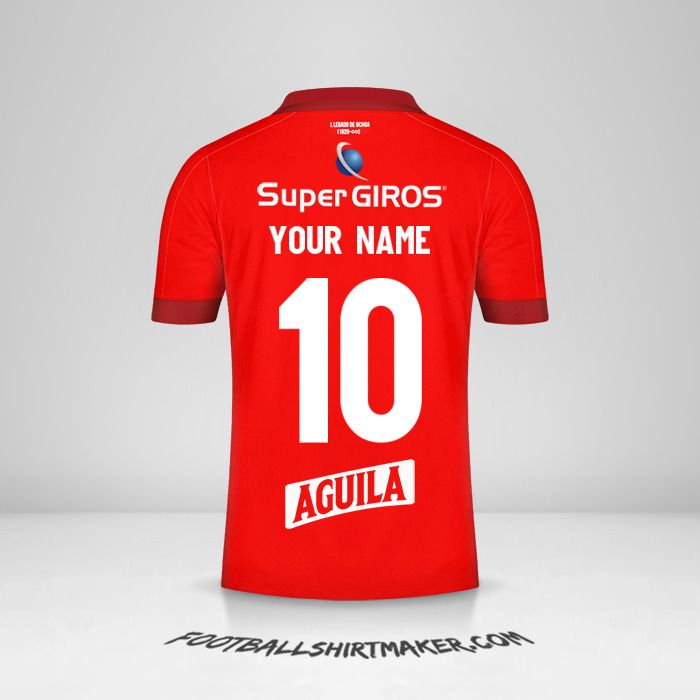 America de Cali 2022 jersey number 10 your name