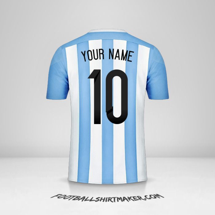 Argentina 2015 jersey number 10 your name
