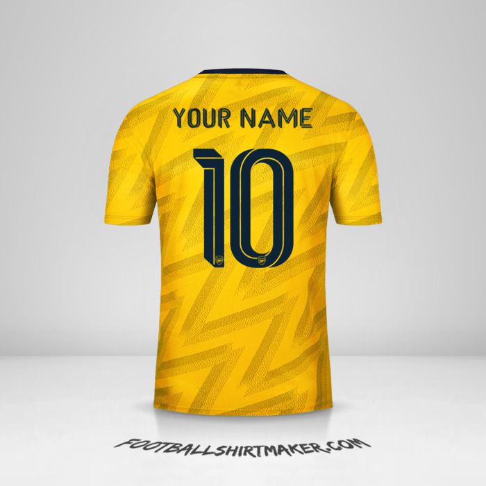 Arsenal 2019/20 Cup II jersey number 10 your name