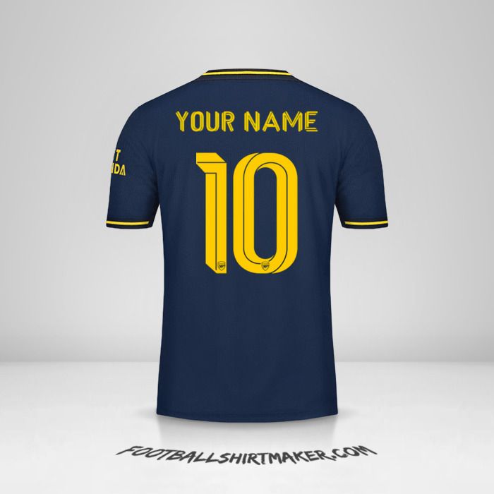 Arsenal 2019/20 Cup III jersey number 10 your name