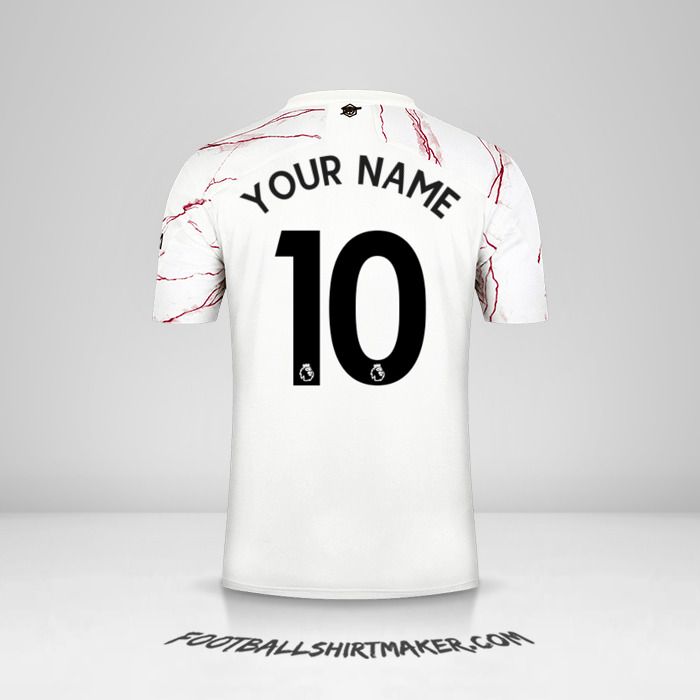 Arsenal 2020/21 II jersey number 10 your name