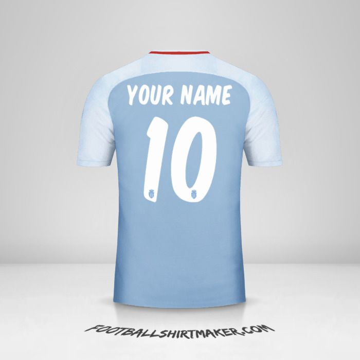 As Monaco 2017/18 Cup II jersey number 10 your name