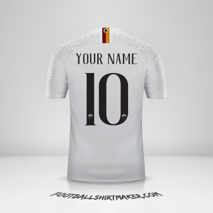 AS Roma 2018/19 II jersey number 10 your name