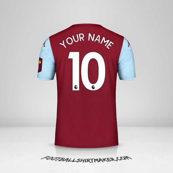 Aston Villa FC 2019/20 jersey number 10 your name
