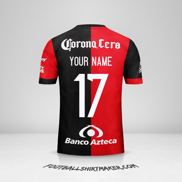 Atlas 2017/18 jersey number 17 your name