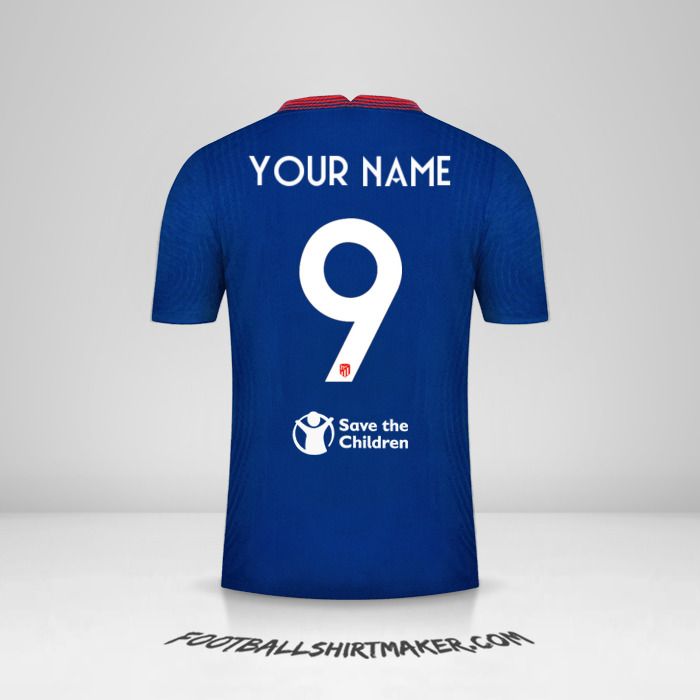 Atletico Madrid 2020/21 Cup II jersey number 9 your name