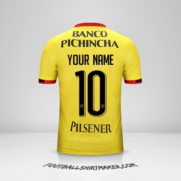 Barcelona SC  2016 jersey number 10 your name