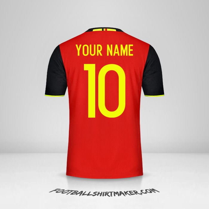 Belgium 2016 jersey number 10 your name