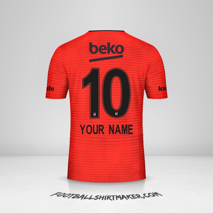 Besiktas JK 2018/19 III jersey number 10 your name