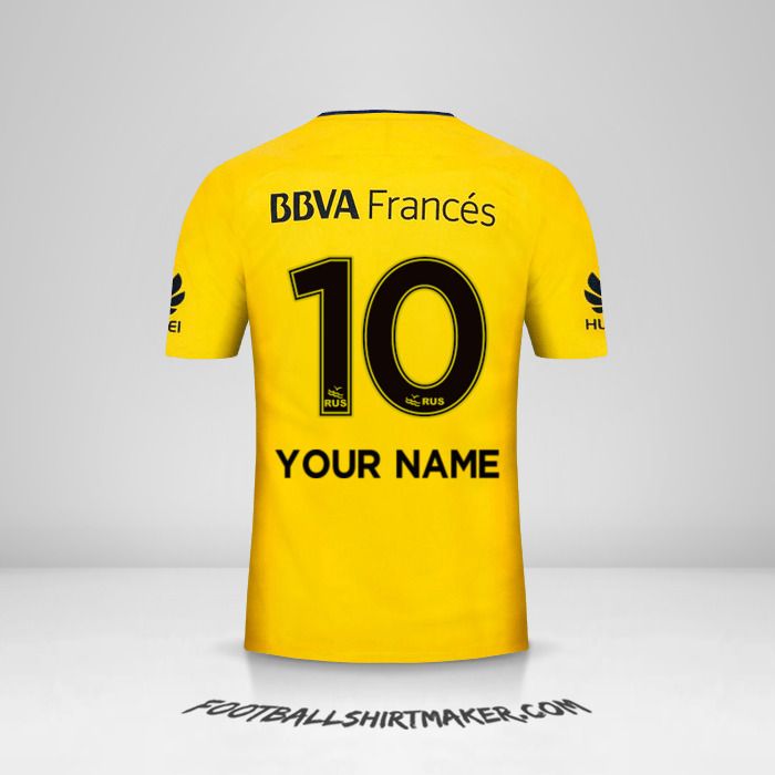 Boca Juniors 2017/18 II jersey number 10 your name