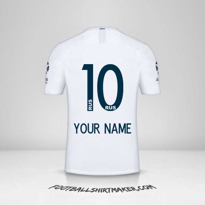 Boca Juniors 2018/19 II jersey number 10 your name