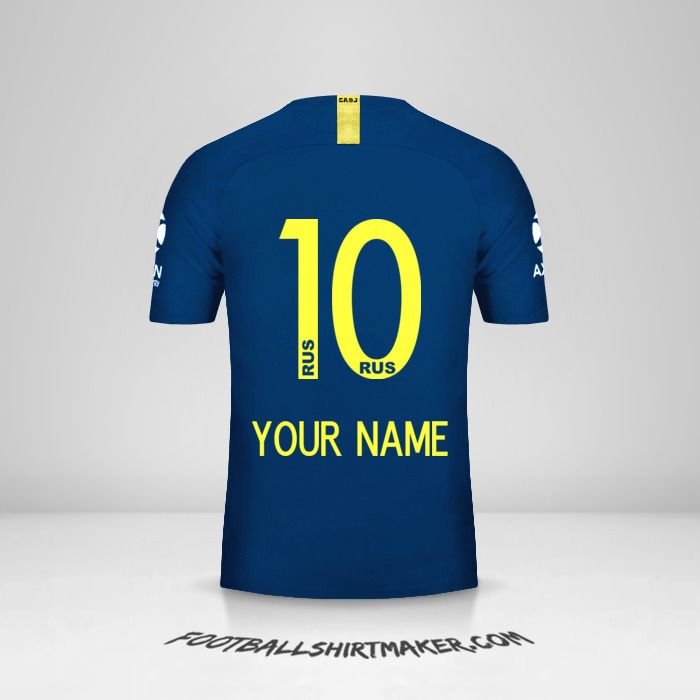 Boca Juniors 2018/19 jersey number 10 your name