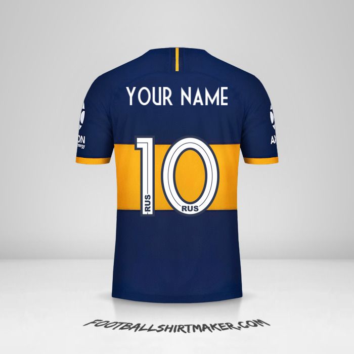 Boca Juniors 2019/20 jersey number 10 your name