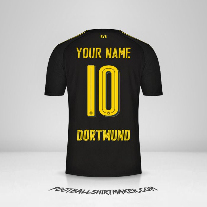 Borussia Dortmund 2016/17 II jersey number 10 your name