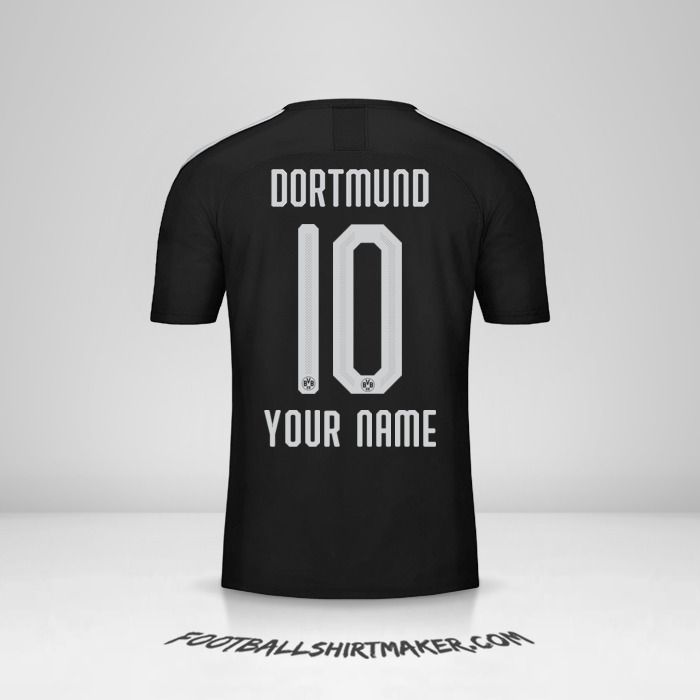 Borussia Dortmund 2019/20 II jersey number 10 your name