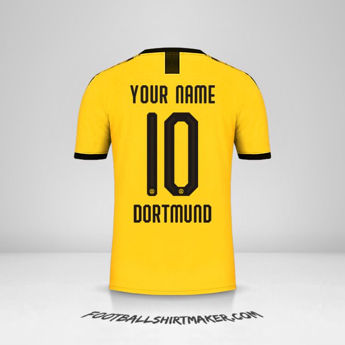 Borussia Dortmund 2019/20 Cup I jersey number 10 your name