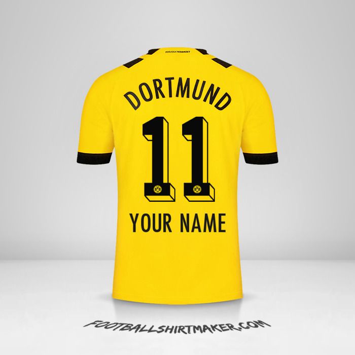 Borussia Dortmund 2022/2023 jersey number 11 your name