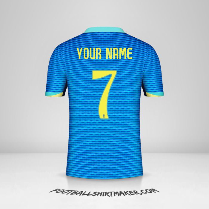 Brazil 2024 II jersey number 7 your name
