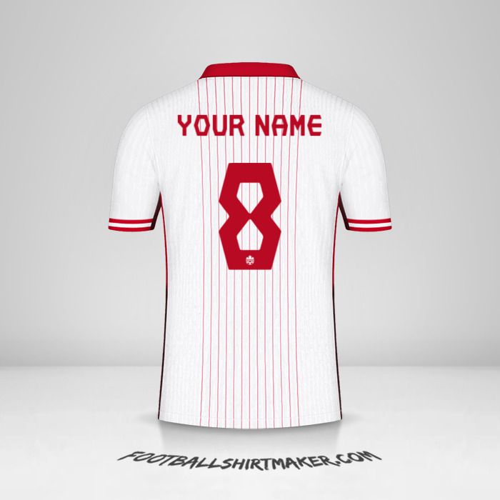 Canada 2024 II jersey number 8 your name