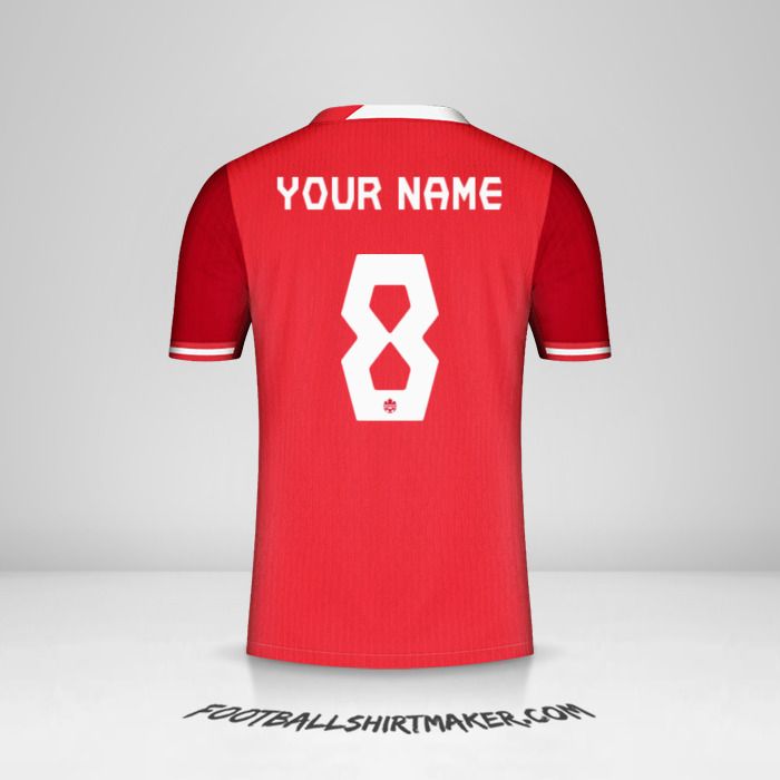Canada 2024 jersey number 8 your name