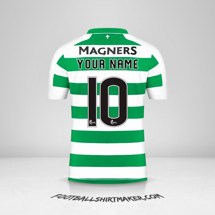 Celtic FC 2019/20 jersey number 10 your name