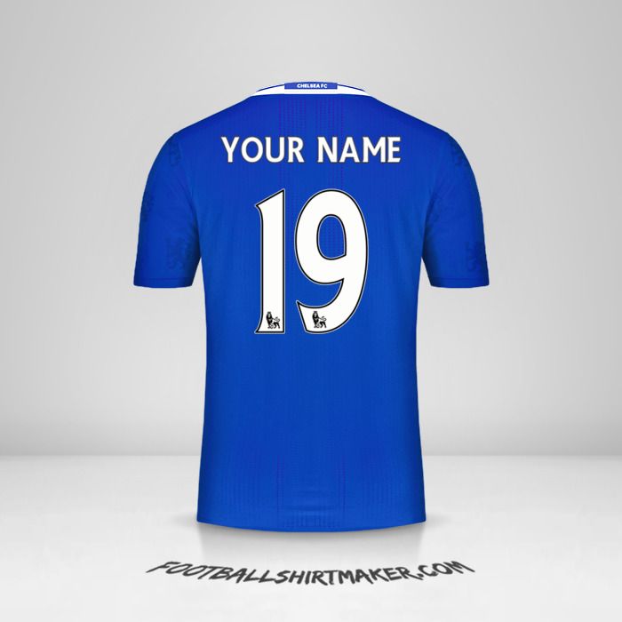 Chelsea 2016/17 jersey number 19 your name