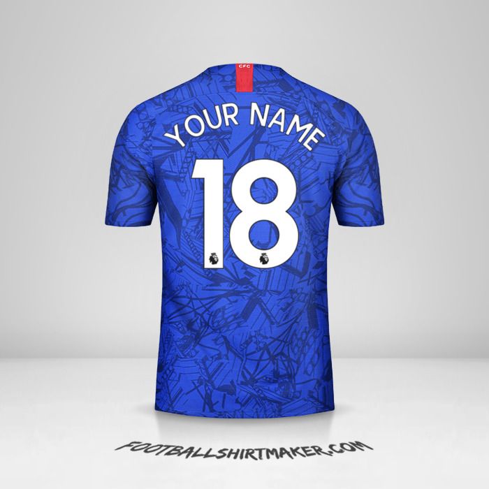 Make Chelsea 2019/20 custom jersey with 