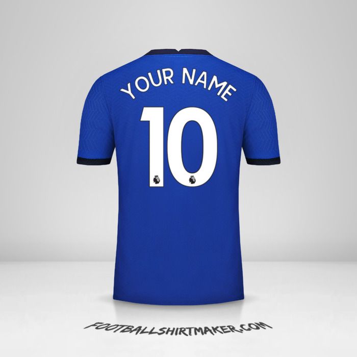 Make Chelsea 2020/21 custom jersey with 