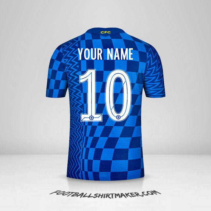 Chelsea 2021/2022 Cup jersey number 10 your name